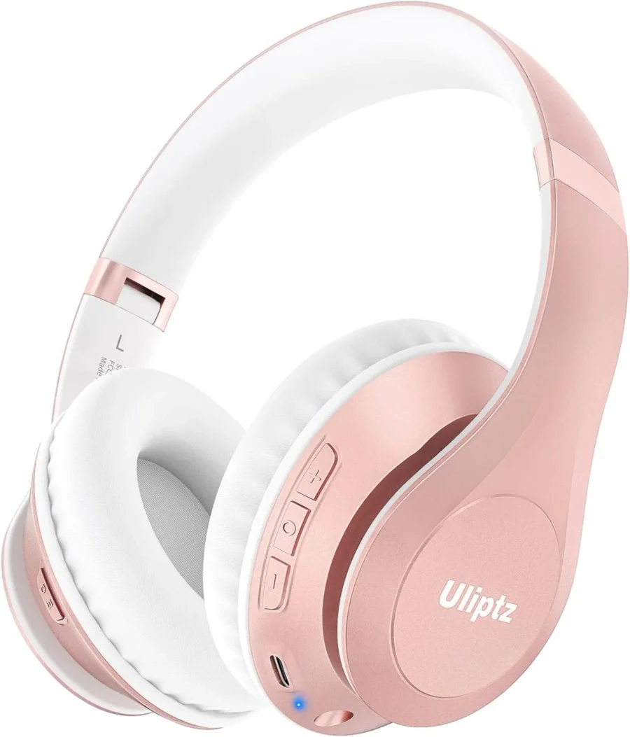 Uliptz Rose Gold headphones